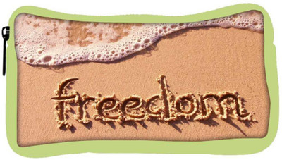 

Snoogg Eco Friendly Canvas Freedom Designer Student Pen Pencil Case Coin Purse Pouch Cosmetic Makeup Bag (GREEN) Pouch(Multicolor)