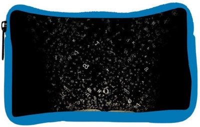 

Snoogg Eco Friendly Canvas Open Book Designer Student Pen Pencil Case Coin Purse Pouch Cosmetic Makeup Bag (BLUE) Pouch(Multicolor)