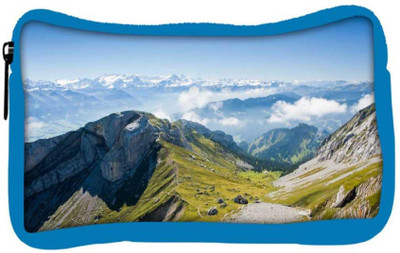 

Snoogg Eco Friendly Canvas White Mountains Designer Student Pen Pencil Case Coin Purse Pouch Cosmetic Makeup Bag (BLUE) Pouch(Multicolor)