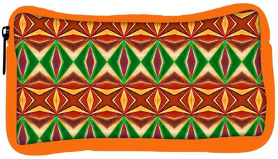 

Snoogg Eco Friendly Canvas Colorful Pattern Amazed Designer Student Pen Pencil Case Coin Purse Pouch Cosmetic Makeup Bag (ORANGE) Pouch(Multicolor)