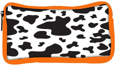

Snoogg Eco Friendly Canvas Black Patch Pattern Designer Student Pen Pencil Case Coin Purse Pouch Cosmetic Makeup Bag (ORANGE) Pouch(Multicolor)