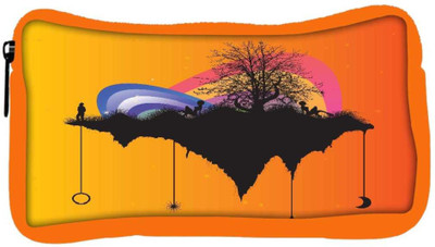 

Snoogg Eco Friendly Canvas Tree With Rainbow Student Pen Pencil Case Coin Purse Pouch Cosmetic Makeup Bag (ORANGE) Pouch(Multicolor)