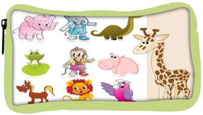

Snoogg Eco Friendly Canvas Set Of Animal With Background Student Pen Pencil Case Coin Purse Pouch Cosmetic Makeup Bag (GREEN) Pouch(Multicolor)