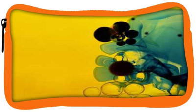 

Snoogg Eco Friendly Canvas Aqua Student Pen Pencil Case Coin Purse Pouch Cosmetic Makeup Bag (ORANGE) Pouch(Multicolor)