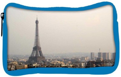 

Snoogg Eco Friendly Canvas Eifiel Towar Designer Student Pen Pencil Case Coin Purse Pouch Cosmetic Makeup Bag (BLUE) Pouch(Multicolor)