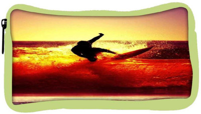

Snoogg Eco Friendly Canvas Surfer Style Student Pen Pencil Case Coin Purse Pouch Cosmetic Makeup Bag (GREEN) Pouch(Multicolor)