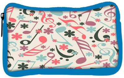 

Snoogg Eco Friendly Canvas Music Strings Designer Student Pen Pencil Case Coin Purse Pouch Cosmetic Makeup Bag (BLUE) Pouch(Multicolor)