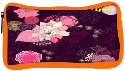 

Snoogg Eco Friendly Canvas Vector Flower Seamless Pattern Student Pen Pencil Case Coin Purse Pouch Cosmetic Makeup Bag (ORANGE) Pouch(Multicolor)