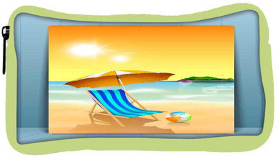 

Snoogg Eco Friendly Canvas Abstract Summer Background Student Pen Pencil Case Coin Purse Pouch Cosmetic Makeup Bag (GREEN) Pouch(Multicolor)