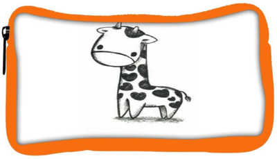 

Snoogg Eco Friendly Canvas Funny Giraffe Student Pen Pencil Case Coin Purse Pouch Cosmetic Makeup Bag (ORANGE) Pouch(Multicolor)
