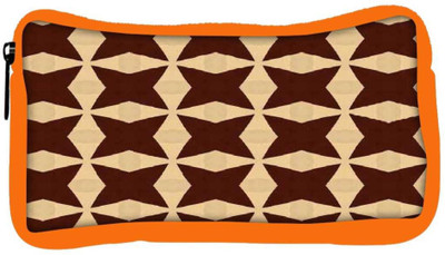 

Snoogg Eco Friendly Canvas Brown Strips Designer Student Pen Pencil Case Coin Purse Pouch Cosmetic Makeup Bag (ORANGE) Pouch(Multicolor)