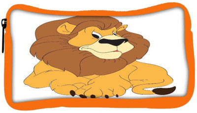 

Snoogg Eco Friendly Canvas Lion Student Pen Pencil Case Coin Purse Pouch Cosmetic Makeup Bag (ORANGE) Pouch(Multicolor)