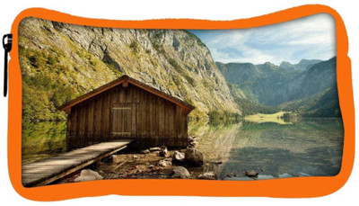 

Snoogg Eco Friendly Canvas Lake Side House Designer Student Pen Pencil Case Coin Purse Pouch Cosmetic Makeup Bag (ORANGE) Pouch(Multicolor)