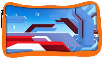 

Snoogg Eco Friendly Canvas Mirrors Edge Designer Student Pen Pencil Case Coin Purse Pouch Cosmetic Makeup Bag (ORANGE) Pouch(Multicolor)