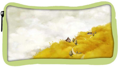 

Snoogg Eco Friendly Canvas Dream World Art Designer Student Pen Pencil Case Coin Purse Pouch Cosmetic Makeup Bag (GREEN) Pouch(Multicolor)