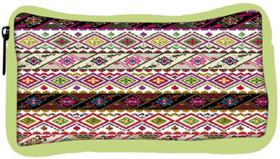 

Snoogg Eco Friendly Canvas Abstract Pattern Design Designer Student Pen Pencil Case Coin Purse Pouch Cosmetic Makeup Bag (GREEN) Pouch(Multicolor)