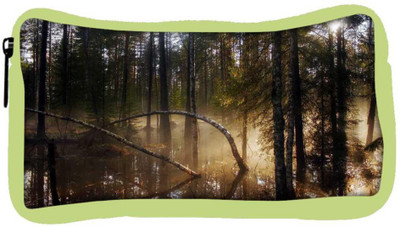 

Snoogg Eco Friendly Canvas Water In Forest Designer Student Pen Pencil Case Coin Purse Pouch Cosmetic Makeup Bag (GREEN) Pouch(Multicolor)
