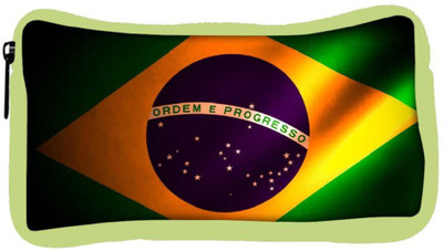 

Snoogg Eco Friendly Canvas Brazil Flag Designer Student Pen Pencil Case Coin Purse Pouch Cosmetic Makeup Bag (GREEN) Pouch(Multicolor)