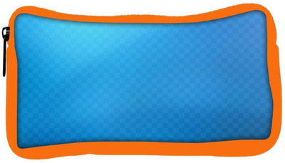 

Snoogg Eco Friendly Canvas Light Blue Pattern Design Designer Student Pen Pencil Case Coin Purse Pouch Cosmetic Makeup Bag (ORANGE) Pouch(Multicolor)