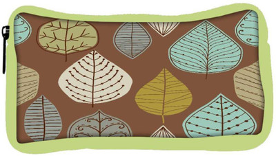 

Snoogg Eco Friendly Canvas Colorful Leaves Brown Designer Student Pen Pencil Case Coin Purse Pouch Cosmetic Makeup Bag (GREEN) Pouch(Multicolor)