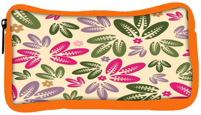 

Snoogg Eco Friendly Canvas Colorful Leaves Designer Student Pen Pencil Case Coin Purse Pouch Cosmetic Makeup Bag (ORANGE) Pouch(Multicolor)