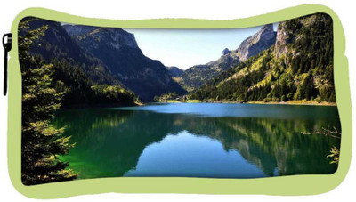

Snoogg Eco Friendly Canvas Green River Designer Student Pen Pencil Case Coin Purse Pouch Cosmetic Makeup Bag (GREEN) Pouch(Multicolor)