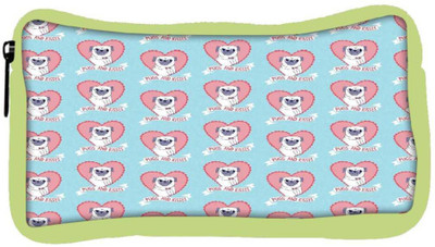 

Snoogg Eco Friendly Canvas Pugs And Kisses Cute Student Pen Pencil Case Coin Purse Pouch Cosmetic Makeup Bag (GREEN) Pouch(Multicolor)