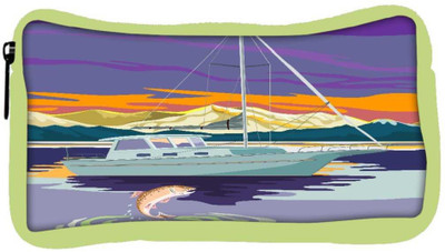 

Snoogg Eco Friendly Canvas Sailboat Retro Student Pen Pencil Case Coin Purse Pouch Cosmetic Makeup Bag (GREEN) Pouch(Multicolor)