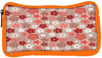 

Snoogg Eco Friendly Canvas Seamless Floral Pattern Flowers Texture Daisy Student Pen Pencil Case Coin Purse Pouch Cosmetic Makeup Bag (ORANGE) Pouch(Multicolor)
