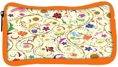

Snoogg Eco Friendly Canvas Seamless Floral Background Student Pen Pencil Case Coin Purse Pouch Cosmetic Makeup Bag (ORANGE) Pouch(Multicolor)