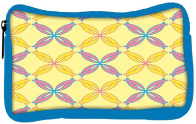 

Snoogg Eco Friendly Canvas Colorful Ribbons Designer Student Pen Pencil Case Coin Purse Pouch Cosmetic Makeup Bag (BLUE) Pouch(Multicolor)