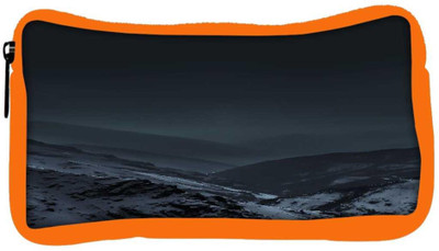 

Snoogg Eco Friendly Canvas Nature Earth Dark Designer Student Pen Pencil Case Coin Purse Pouch Cosmetic Makeup Bag (ORANGE) Pouch(Multicolor)