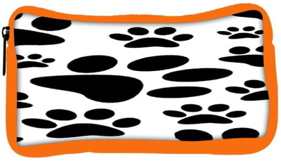 

Snoogg Eco Friendly Canvas Dog Stamps Student Pen Pencil Case Coin Purse Pouch Cosmetic Makeup Bag (ORANGE) Pouch(Multicolor)