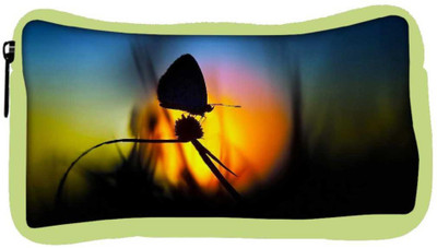 

Snoogg Eco Friendly Canvas Butterfly In Nite Designer Student Pen Pencil Case Coin Purse Pouch Cosmetic Makeup Bag (GREEN) Pouch(Multicolor)