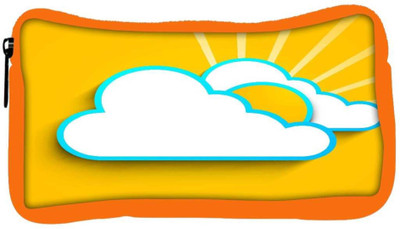 

Snoogg Eco Friendly Canvas Abstract Summer Background Student Pen Pencil Case Coin Purse Pouch Cosmetic Makeup Bag (ORANGE) Pouch(Multicolor)