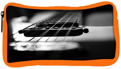

Snoogg Eco Friendly Canvas First Guitar Designer Student Pen Pencil Case Coin Purse Pouch Cosmetic Makeup Bag (ORANGE) Pouch(Multicolor)