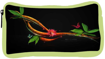 

Snoogg Eco Friendly Canvas Abstract Tree Branch Designer Student Pen Pencil Case Coin Purse Pouch Cosmetic Makeup Bag (GREEN) Pouch(Multicolor)