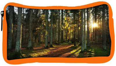 

Snoogg Eco Friendly Canvas Abstract Sunlight In Forest Designer Student Pen Pencil Case Coin Purse Pouch Cosmetic Makeup Bag (ORANGE) Pouch(Multicolor)