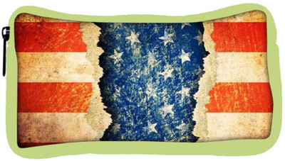 

Snoogg Eco Friendly Canvas Grunge America Student Pen Pencil Case Coin Purse Pouch Cosmetic Makeup Bag (GREEN) Pouch(Multicolor)