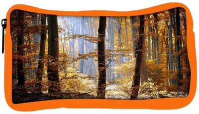 

Snoogg Eco Friendly Canvas Yellow Forest Designer Student Pen Pencil Case Coin Purse Pouch Cosmetic Makeup Bag (ORANGE) Pouch(Multicolor)