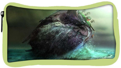 

Snoogg Eco Friendly Canvas House In Sea Designer Student Pen Pencil Case Coin Purse Pouch Cosmetic Makeup Bag (GREEN) Pouch(Multicolor)