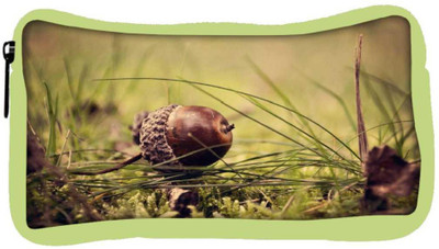 

Snoogg Eco Friendly Canvas Small Fruitnut Designer Student Pen Pencil Case Coin Purse Pouch Cosmetic Makeup Bag (GREEN) Pouch(Multicolor)