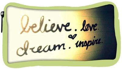 

Snoogg Eco Friendly Canvas Believe Love Dream 2755 Student Pen Pencil Case Coin Purse Pouch Cosmetic Makeup Bag (GREEN) Pouch(Multicolor)