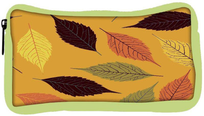 

Snoogg Eco Friendly Canvas Cream Pattern Leaves Designer Student Pen Pencil Case Coin Purse Pouch Cosmetic Makeup Bag (GREEN) Pouch(Multicolor)