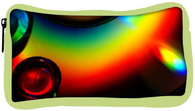 

Snoogg Eco Friendly Canvas Abstract Colourful Water Drops Designer Student Pen Pencil Case Coin Purse Pouch Cosmetic Makeup Bag (GREEN) Pouch(Multicolor)