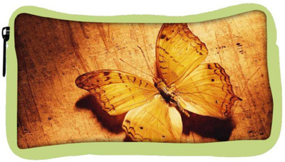 

Snoogg Eco Friendly Canvas Butterfly Designer Student Pen Pencil Case Coin Purse Pouch Cosmetic Makeup Bag (GREEN) Pouch(Multicolor)