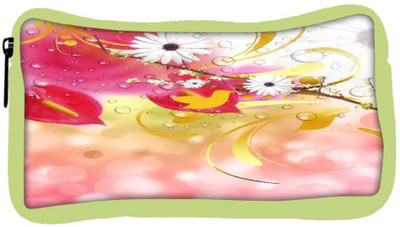 

Snoogg Eco Friendly Canvas Abstract Floral Backgrounds Student Pen Pencil Case Coin Purse Pouch Cosmetic Makeup Bag (GREEN) Pouch(Multicolor)
