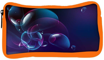 

Snoogg Eco Friendly Canvas Blue Bubbles Designer Student Pen Pencil Case Coin Purse Pouch Cosmetic Makeup Bag (ORANGE) Pouch(Multicolor)