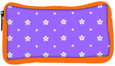 

Snoogg Eco Friendly Canvas White Flower In Purple Designer Student Pen Pencil Case Coin Purse Pouch Cosmetic Makeup Bag (ORANGE) Pouch(Multicolor)