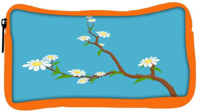 

Snoogg Eco Friendly Canvas White Flowers Branches Student Pen Pencil Case Coin Purse Pouch Cosmetic Makeup Bag (ORANGE) Pouch(Multicolor)